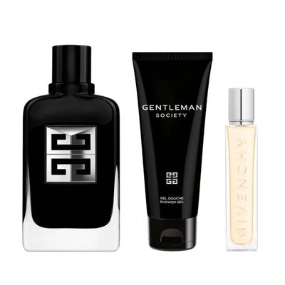 Givenchy Gentlemen Society for Men - 3 Pc Gift Set 3.3oz EDP Spray, 2.5oz Shower Gel, 0.42oz EDP Spray