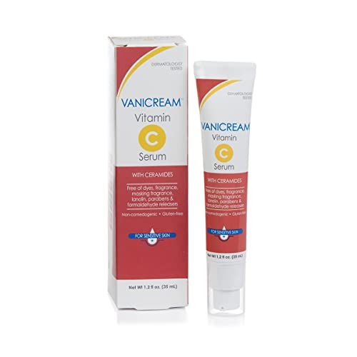 Vanicream Vitamin C Serum - Free of Dyes, Fragrance, Masking Fragrance, Lanolin, Parabens Formaldehyde Releasers - For Sensitive Skin - 1.2 Fl Oz