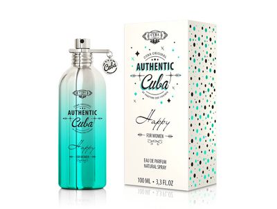 Cuba Authentic Happy for Women - 3.3 oz EDP Spray