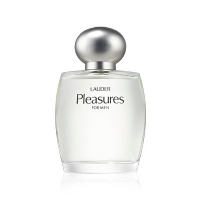 Este Lauder Pleasures for Men Cologne Spray with Notes of Sandalwood, Citrus Nectarine, 3.4 Fl Oz