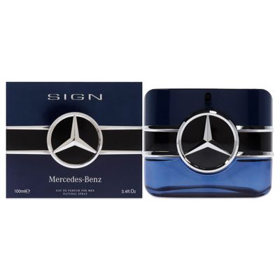 Mercedes-Benz Sign - Eau de Parfum for Men - Long Lasting Mens Cologne - Tonka Bean, Lavender, Patchouli Cologne for Men - Perfume for Men - 3.4 oz