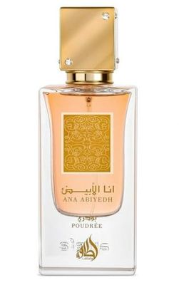 Lattafa Perfumes Ana Abiyedh Poudree for Women Eau de Parfum Spray, 2.0 Ounce 60 ml
