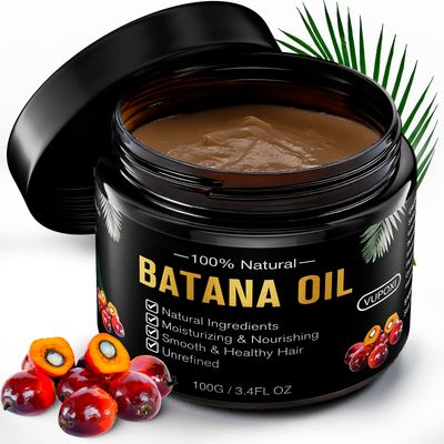 Raw Batana Oil from Honduras - 100 Natural Organic Dr. Sebi Hair Growth Oil - Unrefined batana hair oil to Prevent Hair Loss and Promote Hair Thickness for Men Women (4fl, unscented)