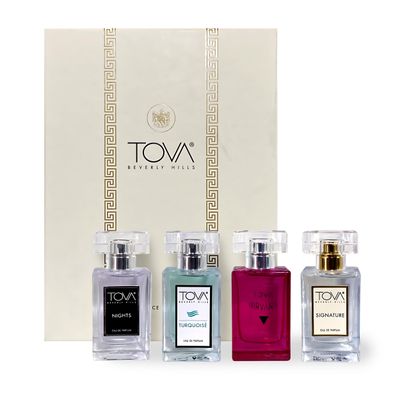 Tova Signature Perfume Fragrance Collection - 4 Piece Perfume Gift Set for Women 1 FL Oz.
