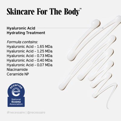 Ncessaire The Body Serum - Hydrating Serum With Hyaluronic Acid, Niacinamide Ceramides. Dermatologist-Tested. Hypoallergenic. Approved By The National Eczema Association. 150 ml 5.1 fl oz.