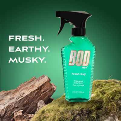 BOD man Fragrance Body Spray, Fresh Guy, 8 fl oz (Pack of 2)