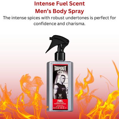 Tapout Body Spray for Men - Fragrance Variety Set, 6-Pack Gift Collection, 8 Ounces Each