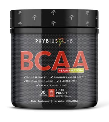 PHYBIUS LAB BCAA&#39;s EAA&#39;s Matcha Tea