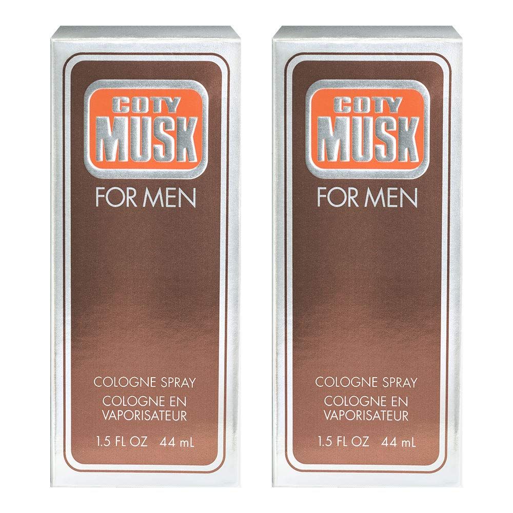 Wild Musk for Men Eau de Cologne Spray 1.5 oz, Pack of 2
