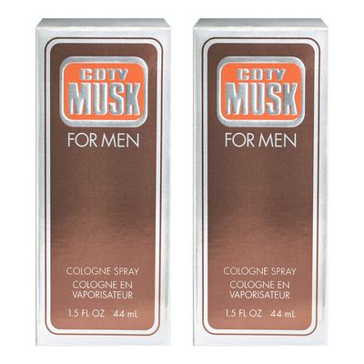 Wild Musk for Men Eau de Cologne Spray 1.5 oz, Pack of 2