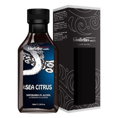 The Goodfellas&#39; smile Soothing Alcohol-FreeAftershave SplashTonic, Made in Italy, 100 ml, 3.38 oz (SEA CITRUS)