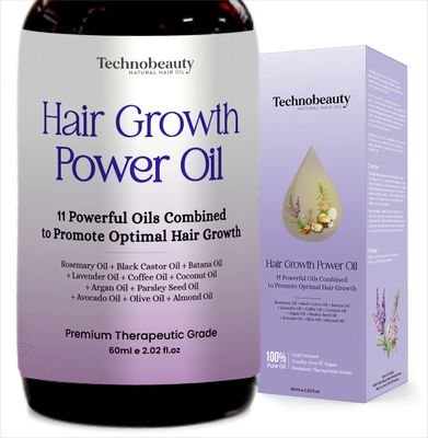 Rosemary Oil With Black Castor, Batana, Lavender, Coffee, Coconut, Argan, Avocado, Olive, Almond Parsley Seed Oil, 11 Oils Infused for Ultimate Hair Growth Care for Stronger, Thicker Hair