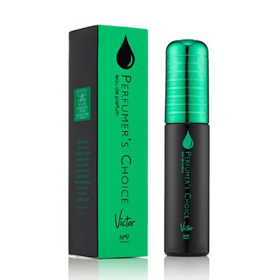 Perfumer&#39;s Choice No 9 Victor by Milton-Lloyd - Perfume for Men - Aromatic Amber Scent - Opens with Apple, Bergamot, and Blackcurrant - Impart Sensuality and Masculine Power - 1.7 oz EDP Spray