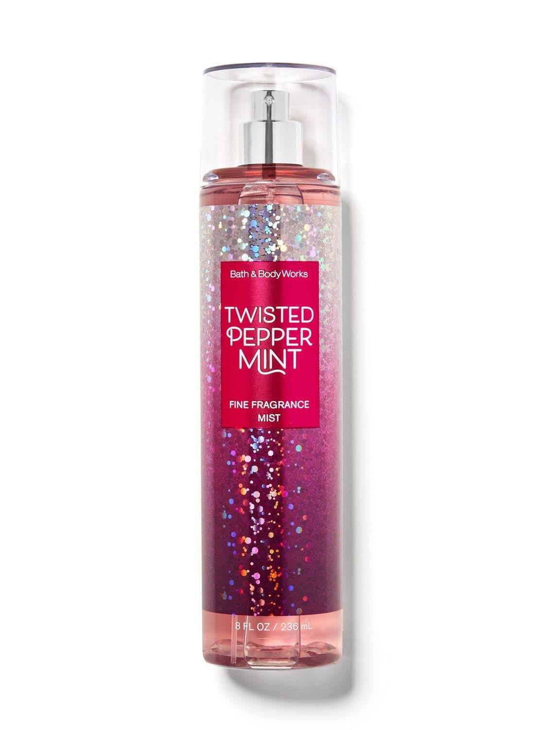 Bath Body Works Twisted Peppermint Fine Fragrance Mist, 8 Fl Oz