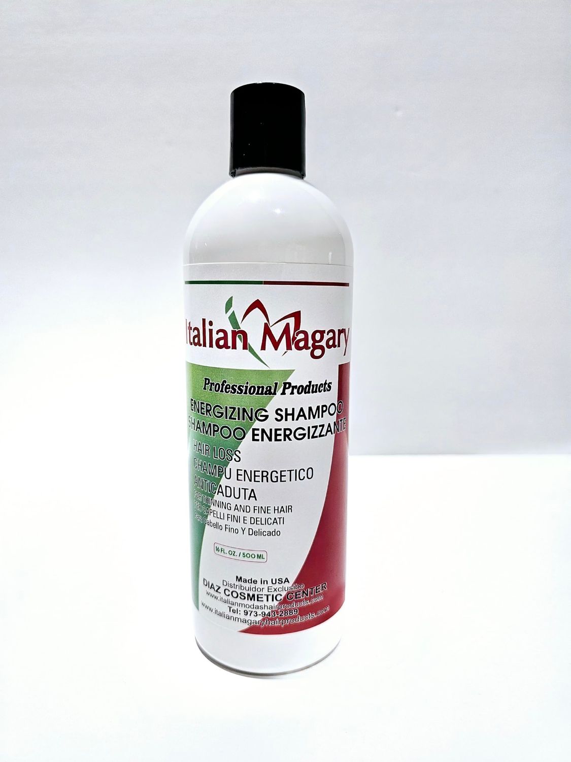 Generic Anti Hair Loss Shampoo, Hair Loss Prevention Treatment, Strengthens from the Root, Menthol Fragrance, 500 Ml, White