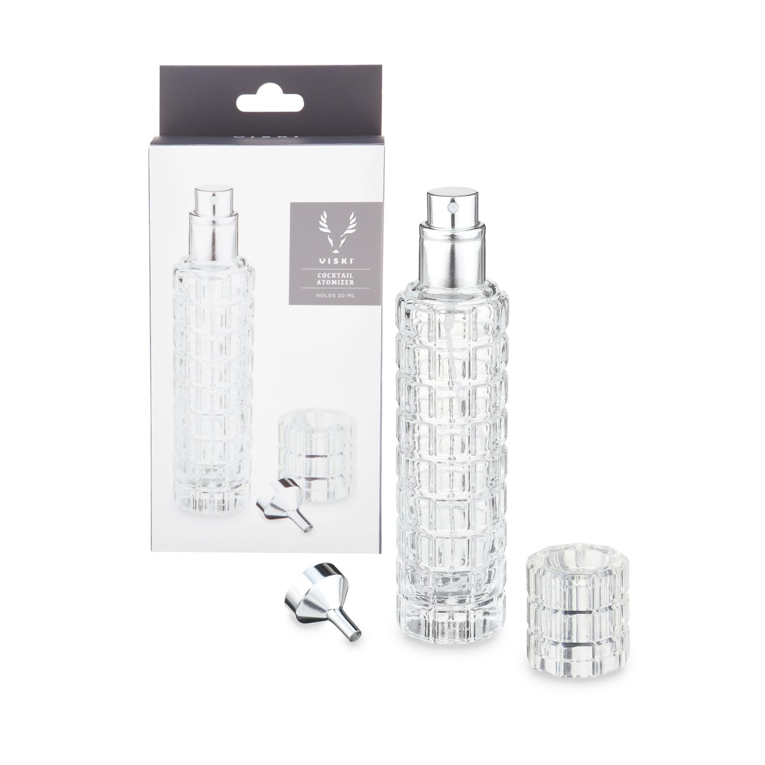 True Martini Atomizer Perfect for Vermouth or Bitters, Travel Spray Bottle, Travel Fragrance, DIY, Refillable Bar Sprayer, Stainless Steel, Bar Accessory, 30 ml.