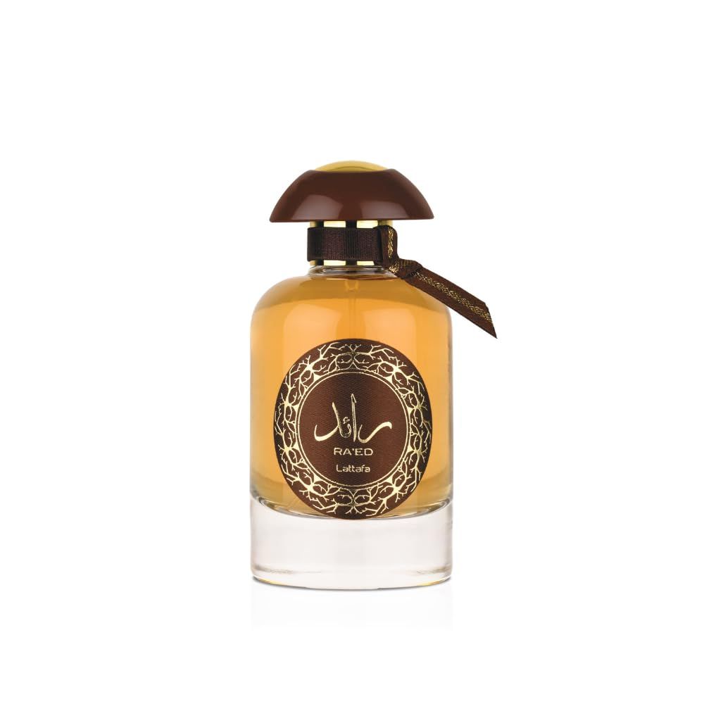 Lattafa Perfumes Ra&#39;ed Oud for Unisex Eau de Parfum Spray, 3.4 Ounce
