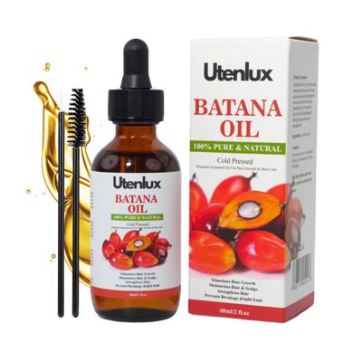 Utenlux 100 Pure Botana Oil Hair Growth, Dr. Sebi Organic Ojon Oil for Hair Growth, Cold Pressed, Sourced from Honduras, 2 oz