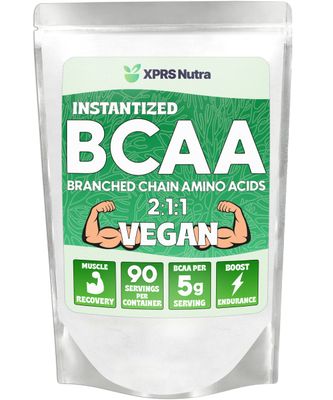 XPRS Nutra BCAA Powder - Amino Acids Supplement for Men - Unflavored BCAA Workout Supplements - Gym Supplements for Men - Amino Acids Supplement for Women for Gym Post Workout Recovery (1 Pound)