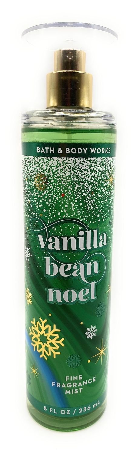 Bath Body Works Vanilla Bean Noel Fine Fragrance Mist 8 Fluid Ounce Spray