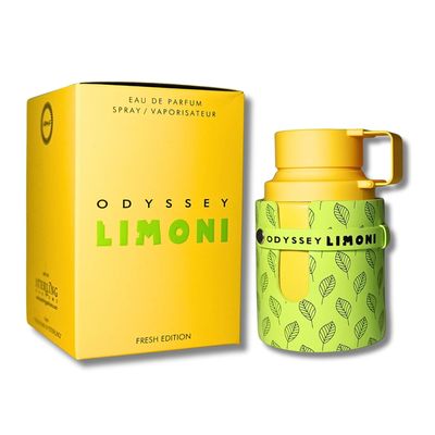 Armaf Odyssey Limoni Fresh for Unisex Eau De Parfum Spray, 3.4 Ounce