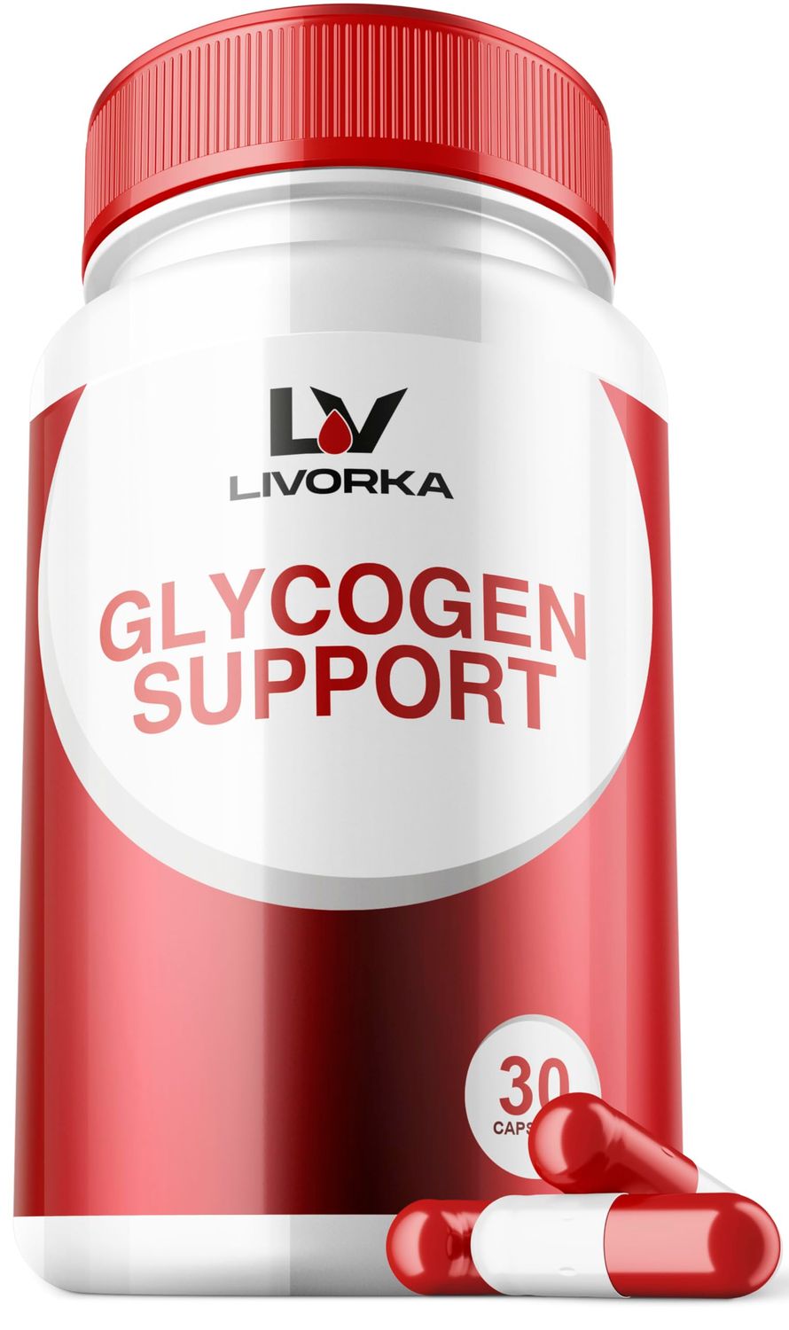 1 Pack - Glycogen Support, Glycogen Control Advanced Formula, Glycogen Capsules, Glycogen Fix with Powerful Ingredients, 30 Capsules Per Bottle for 30 Days