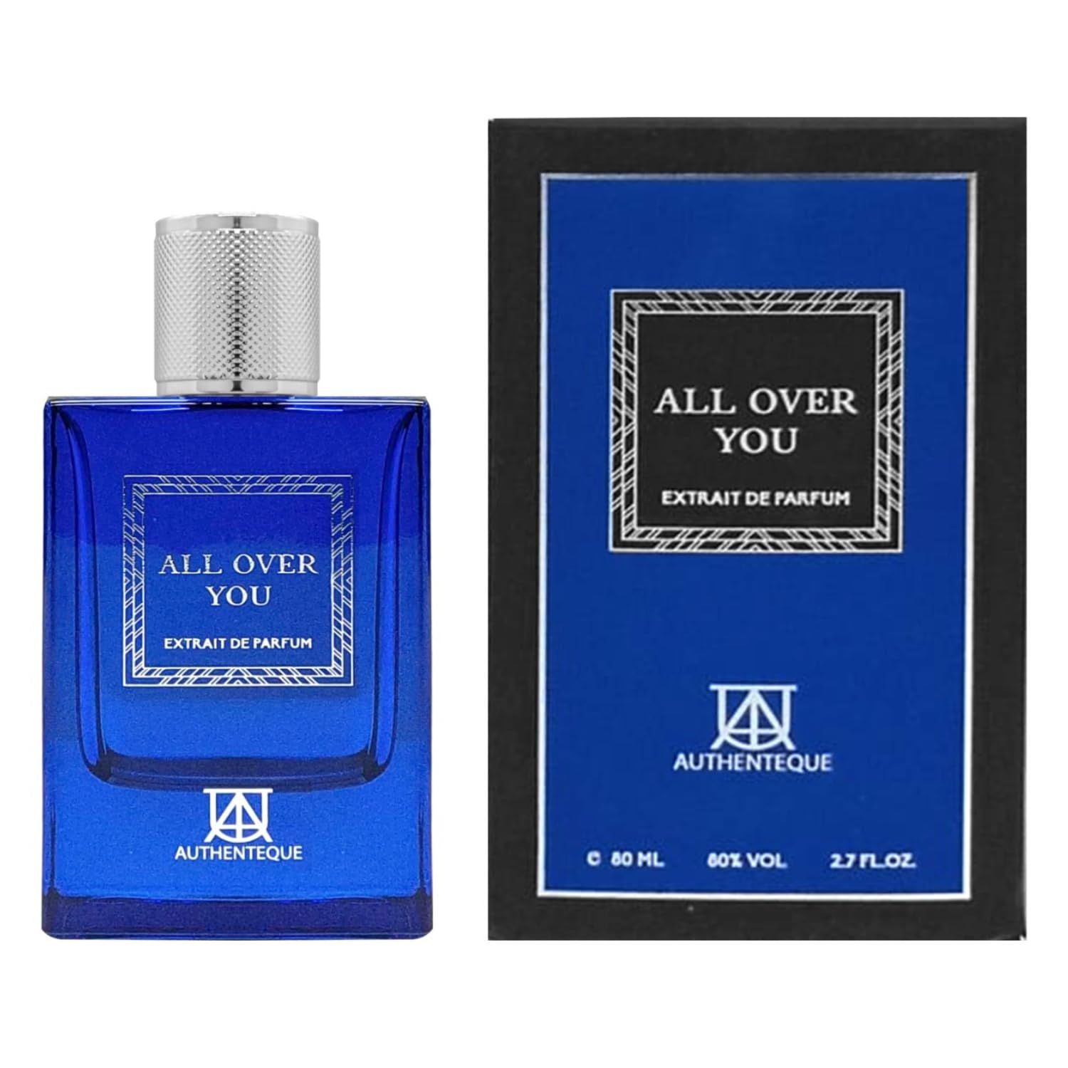 AUTHENTEQUE All Over You Perfume for Men, Bold Fresh Mint, Green Apple Zesty Lemon - Cologne for Men - 2.7oz (80ml), Long-Lasting Daily Wear Fragrance, Cruelty-Free