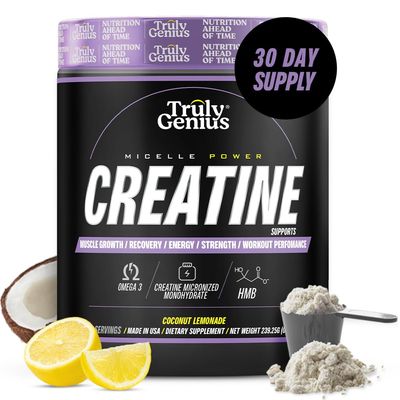 Creatine Monohydrate Powder - Omega 3, HMB, Creatine - High Absorption for Men Women - Supports Energy Muscle Repair - Founded by James Rodriguez - 30 Servings, 211 Grams