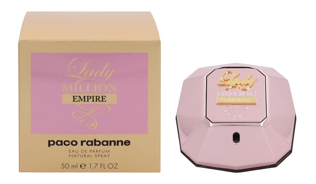 Paco Rabanne Lady Million Empire Fragrance For Women - Floral And Fruity Scent - Notes Of Magnolia And Orange Blossom - Lasting Aroma - Seductive And Classy - Deliciously Sweet - Edp Spray - 1.7 Oz