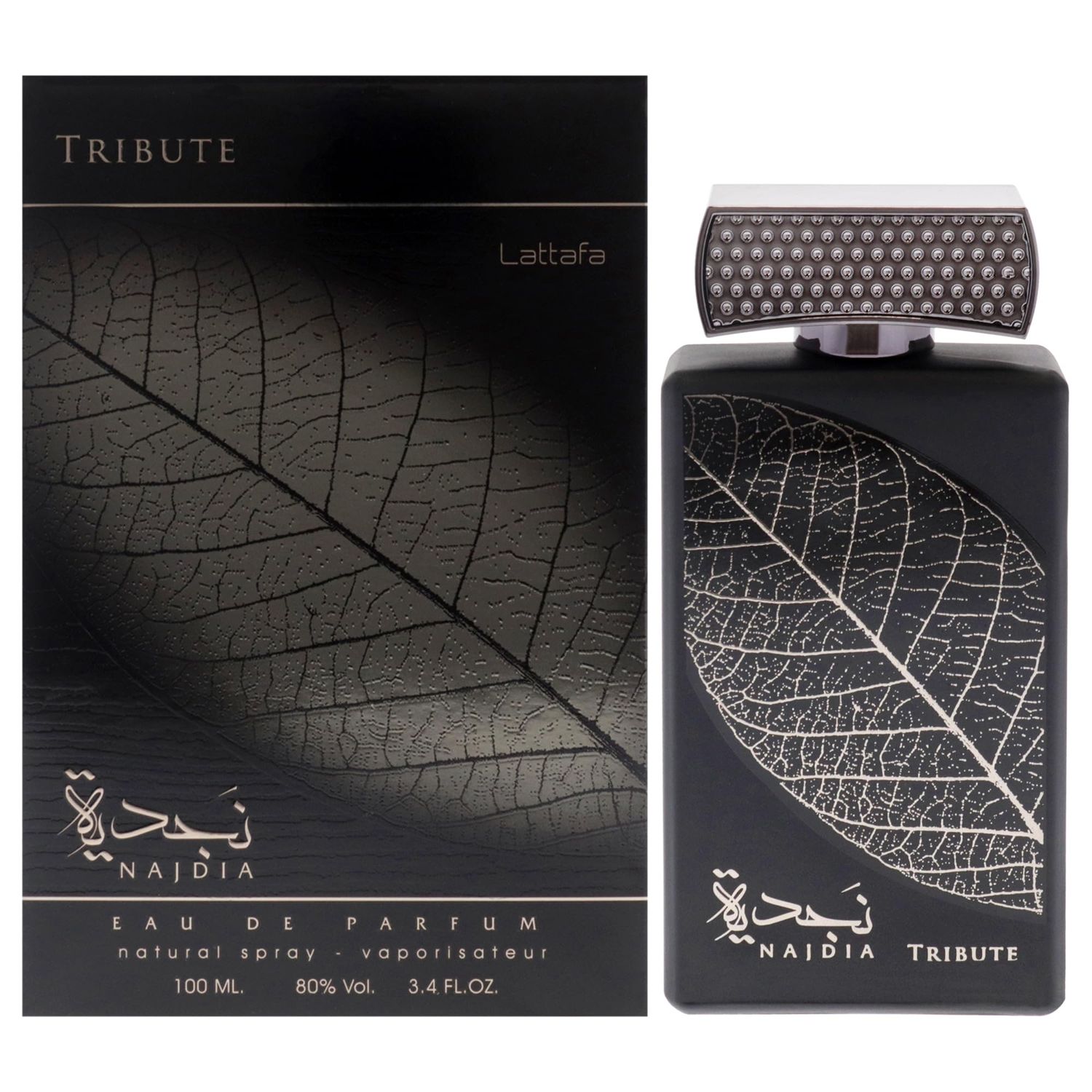Lattafa Perfumes Najdia Tribute Eau De Parfum Spray for Unisex, 3.4 Ounce