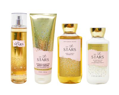 Bath Body Works In the Stars Deluxe Gift Set - Fragrance Mist - Body Cream - Shower Gel - Body Lotion - Full Size