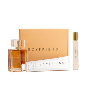 Boyfriend 3-Piece Gift Set by Kate Walsh, includes 1.7 oz Eau de Parfum, 2.1 oz Hand Body Crme, 0.3 oz Rollerball