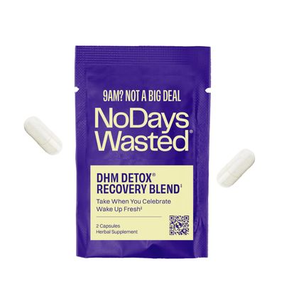 DHM Detox - No Days Wasted - New Look - Dihydromyricetin (DHM Supplement), Milk Thistle, Prickly Pear, B Vitamins, Hydration Electrolytes Blend-Take During Evening for Better Next Day and Recovery