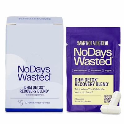 DHM Detox - No Days Wasted - New Look - Dihydromyricetin (DHM Supplement), Milk Thistle, Prickly Pear, B Vitamins, Hydration Electrolytes Blend-Take During Evening for Better Next Day and Recovery