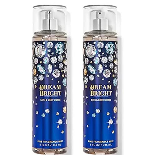 Bath Body Works Dream Bright Fine Fragrance Body Mist Gift Set 16.0 Fl Oz (Pack of 2)