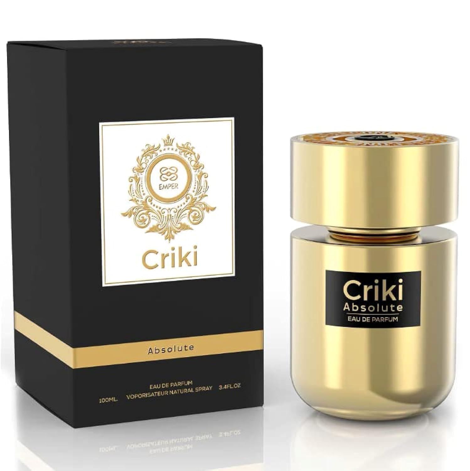 Emper Criki Absolute Unisex (men and women) Eau de parfum Vaporisateur natural spray 100 ml 3.4 Fl Oz