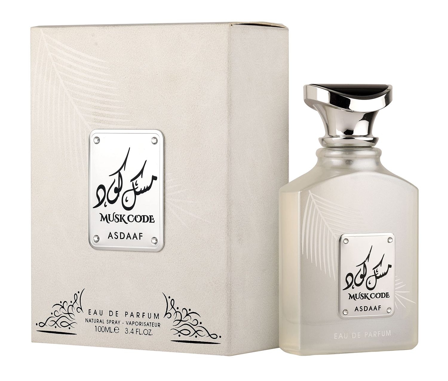 Lattafa Asdaaf Musk Code Eau De Parfum Spray for Unisex, 3.4 Ounce