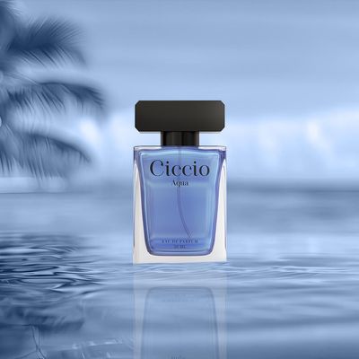 CICCIO Aqua Eau De perfume for Men with Bergamot, Lemon, Mandarin, and Lavender Premium Long Lasting Luxury Fragrance ScentPerfect Perfume for Summer, 50ml