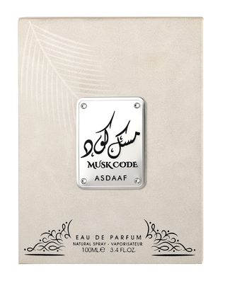 Lattafa Asdaaf Musk Code Eau De Parfum Spray for Unisex, 3.4 Ounce