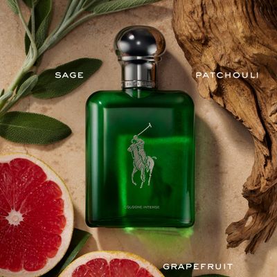 RALPH LAUREN FRAGRANCES Polo Cologne Intense - Eau de Parfum - Men's Cologne - Citrus Woody - With Grapefruit, Sage, and Patchouli - 4.2 Fl Oz