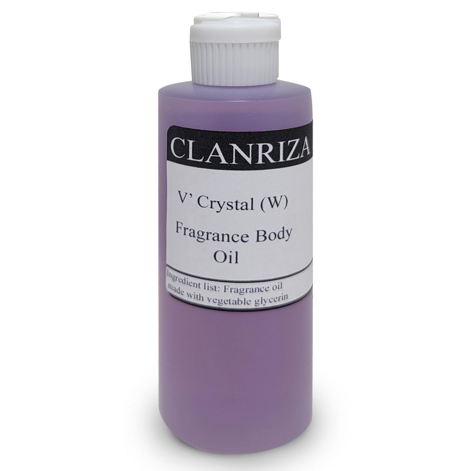 CLANRIZA V&#39; Crystal Natural Fragrance Body Oil - Pure Natural Long-Lasting Perfume Oil for Women - Scented Body Oil for Skin - All-Day Fragrance Body Care - Ideal Gift 1 Fl Oz