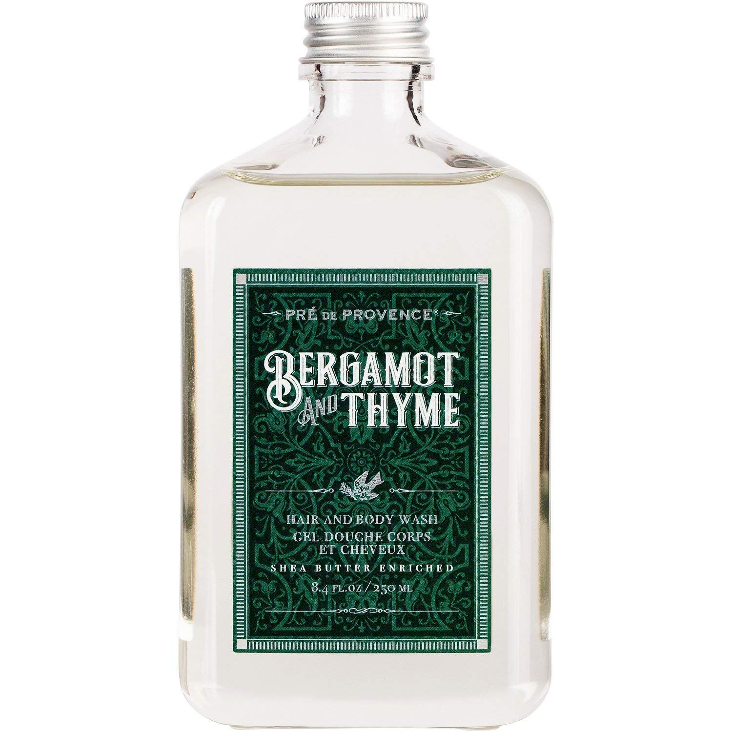 Pre de Provence Bergamot Thyme Men&#39;s Fragrance Collection, Hair Body Wash, 250 ML