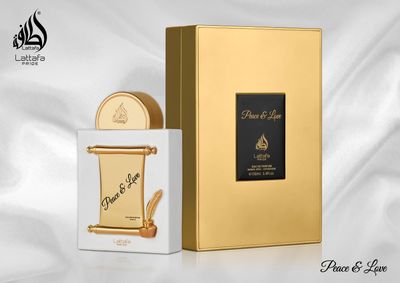 Lattafa Pride Peace Love for Unisex Eau de Parfum Spray, 3.4 Ounce 100 ml
