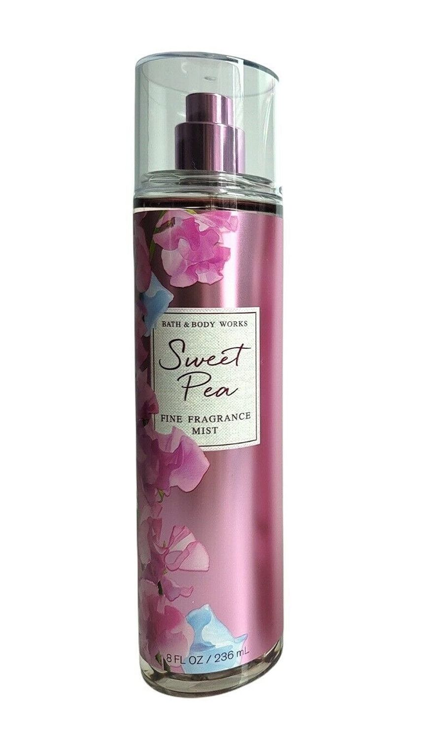 Bath Body Works Sweet Pea Fragrance Mist Body Splas 8 oz