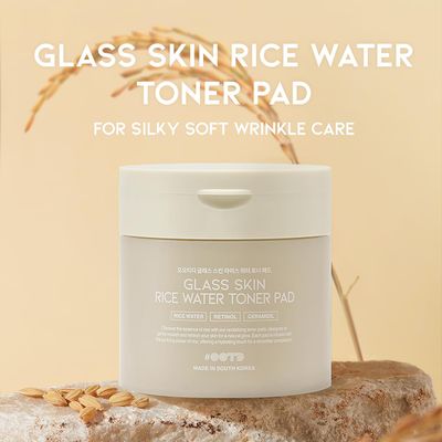 Toner Pads for Dry Dull Sensitive Skin Korean, OOTD Retinol Ceramides Strengthen Skin Barrier Smoothing Hydrating, Toner Pad 70Pads 4.05oz 120ml