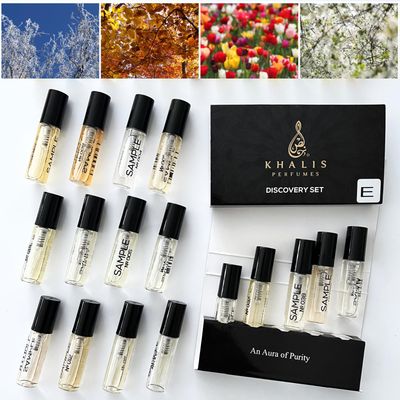 Maison d&#39;Orient Curated 15 Essence of the Moment Arabian Fragrance Sampler - Includes Perfume Testing Booklet (100 Strips), Perfectly Timed for the Current and Upcoming Shoulder Season