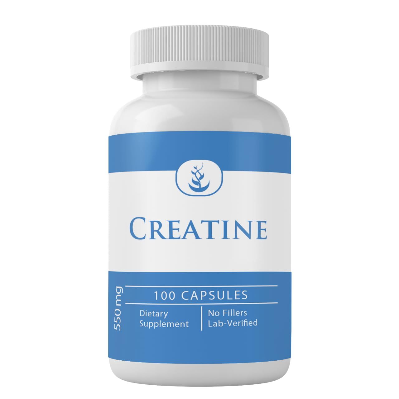 PURE ORIGINAL INGREDIENTS Creatine, (100 Capsules) Always Pure, No Additives Or Fillers, Lab Verified