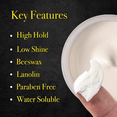 Pete Pedro HAIR PUTTY - Strong Hold, Matte Finish, Low Shine Hair Clay for Men, Ideal for Hairstyling Grooming Medium, Messy, Shorter Hairstyles Water soluble, As Seen on Shark Tank, 2 oz.