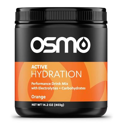 Osmo Active Hydration Electrolyte Powder - Includes Sodium, Magnesium, Potassium, Carbs Vitamins, Cane Sugar, All Natural Ingredients, 3X Faster Hydration, Boosts Power Endurance - Orange