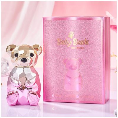 Newvenper Crystal Bear Eau De Parfum Spray Natural Fragrance Parfum with Gift Box Package Lasting and Charming Personal Perfume for Women and Men 75ML